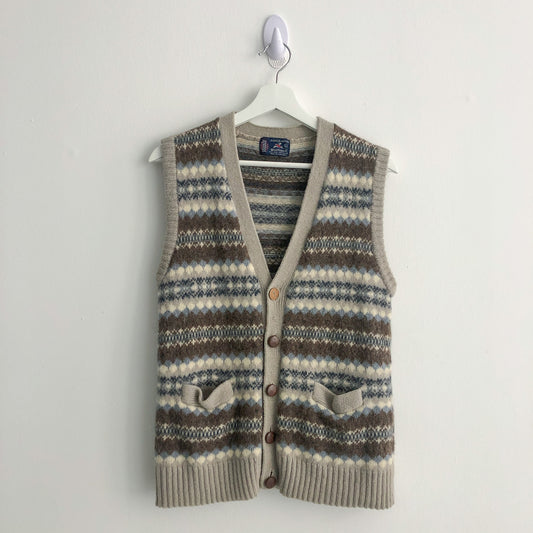 Vintage Shetland Wool Vest
