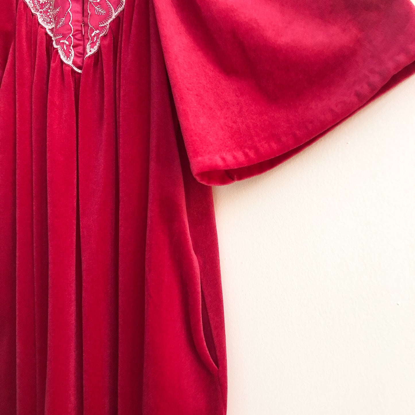 Vintage Velvet Luxe Nightgown