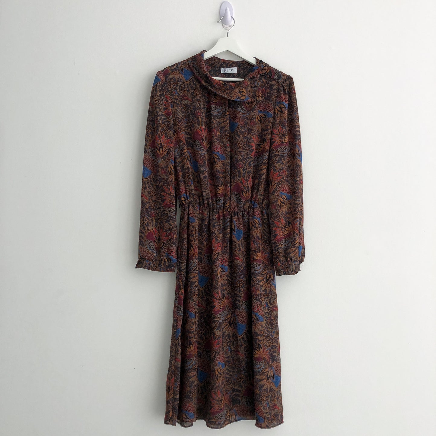 Vintage Paisley Sheer Dress