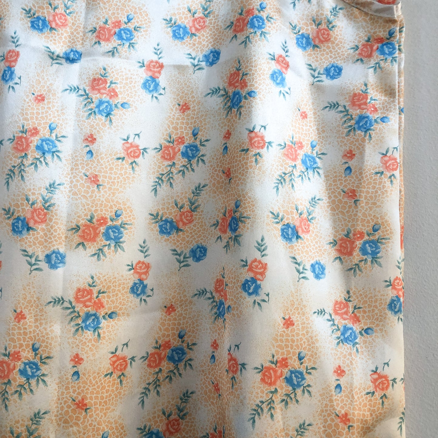 Silk Floral Midi Nightgown