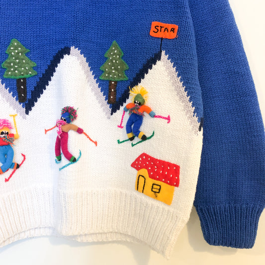 Winter Ski Handmade Sweater