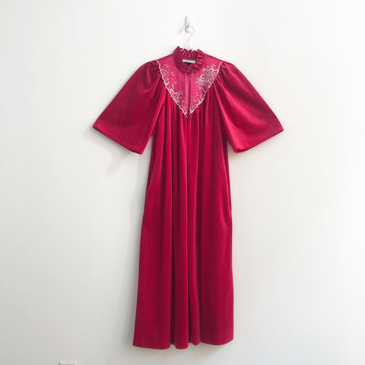 Vintage Velvet Luxe Nightgown
